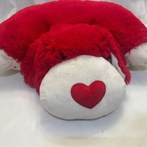 Red Pillow Pets Valentine Luv Pup plush toy/pillow.
